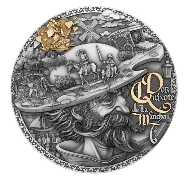 Silver coin "Don Quixote de la Mancha" 2 oz